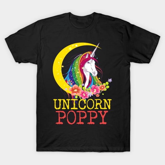 Unicorn Poppy T-Shirt by jrgmerschmann